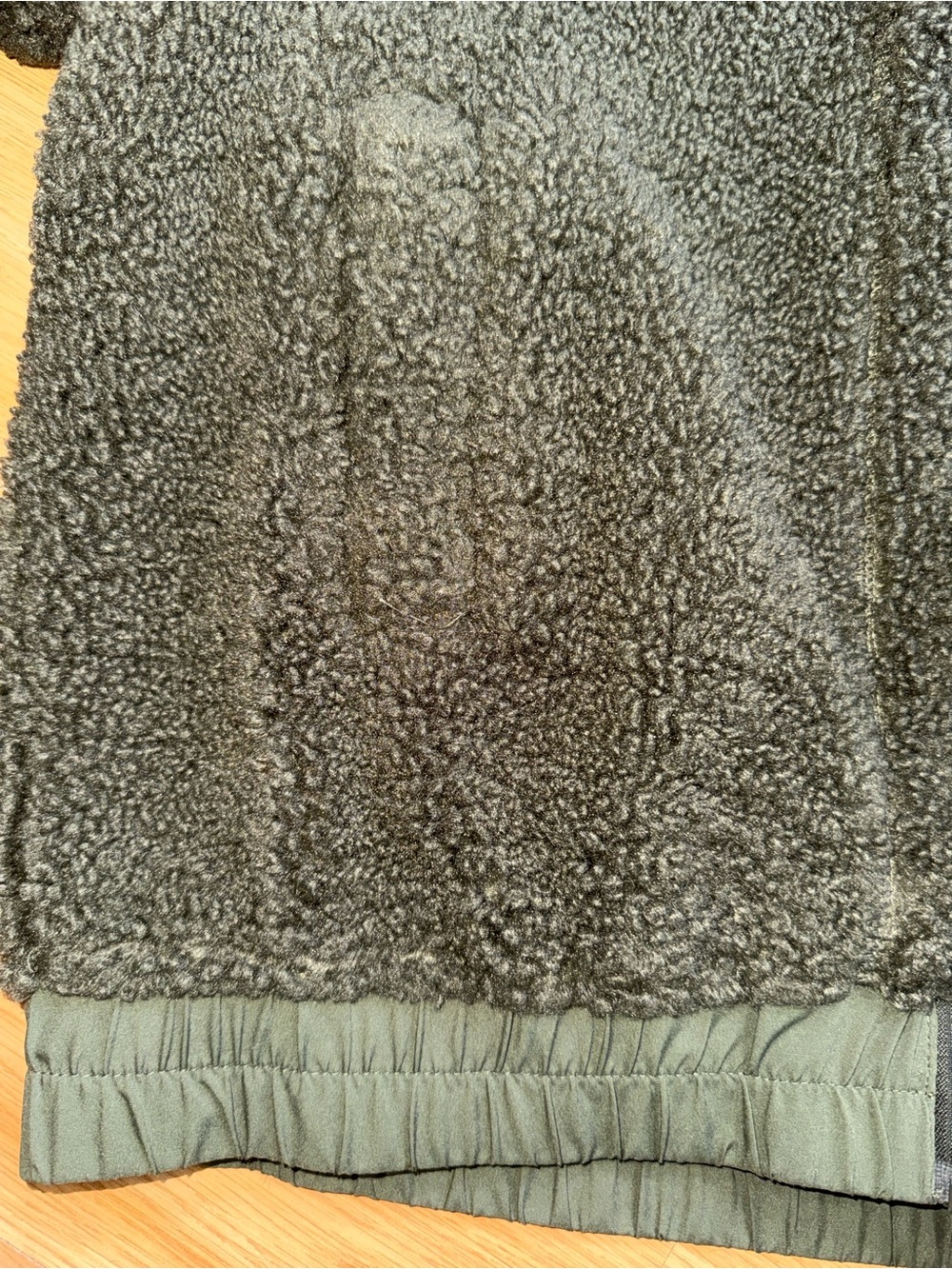 Lululemon Reversible Jacket Olive Green Sherpa Small - Picture 7 of 12
